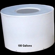 Buy 100 Gallon Plastic Vertical Bait Tank in White by Chemtainer of White color for only $300.00