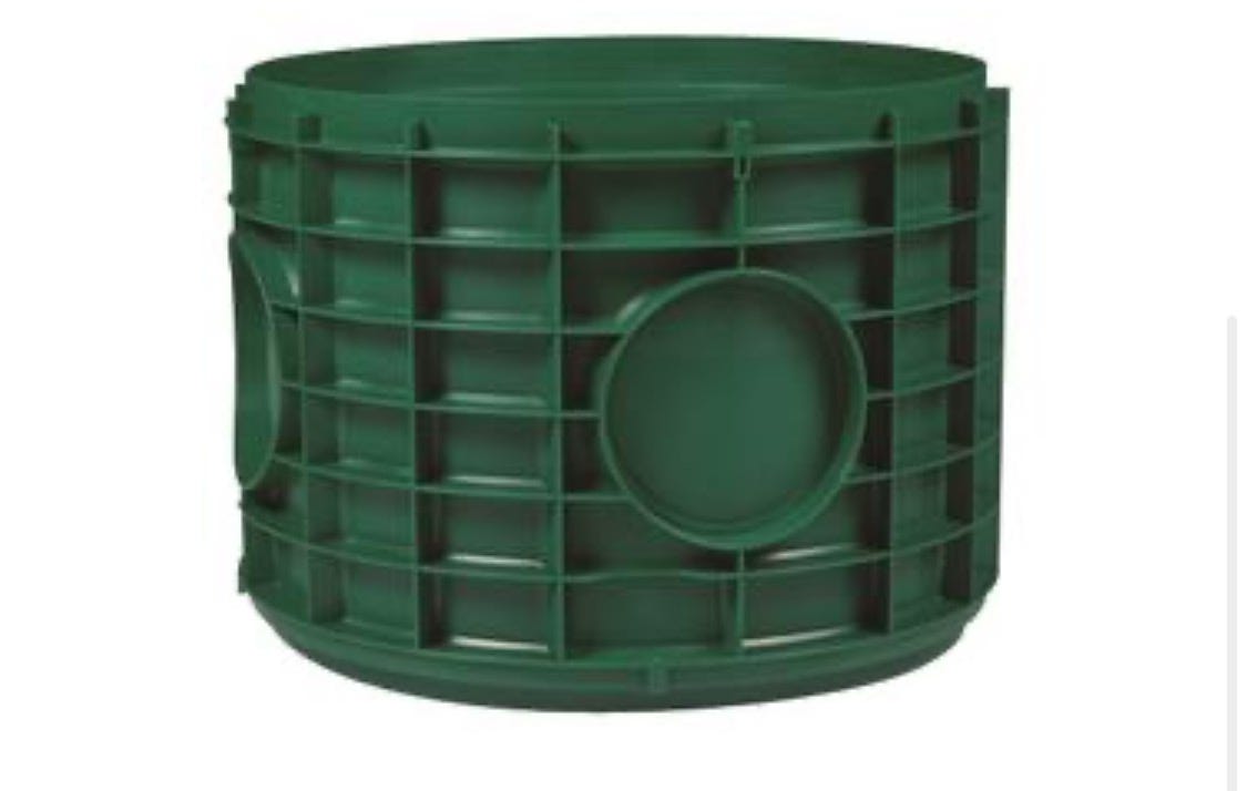 20 in D x 12 in H Septic / Holding Tank Riser