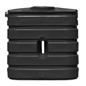 Buy 130 Gallon Plastic Vertical Water Storage Tank with Slimline Design in Black by Bushman of Black color for only $1,099.99