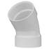 Buy 4 HXH PVC DWV 45 ELBOW DOMESTIC by Moore Supply for only $17.00