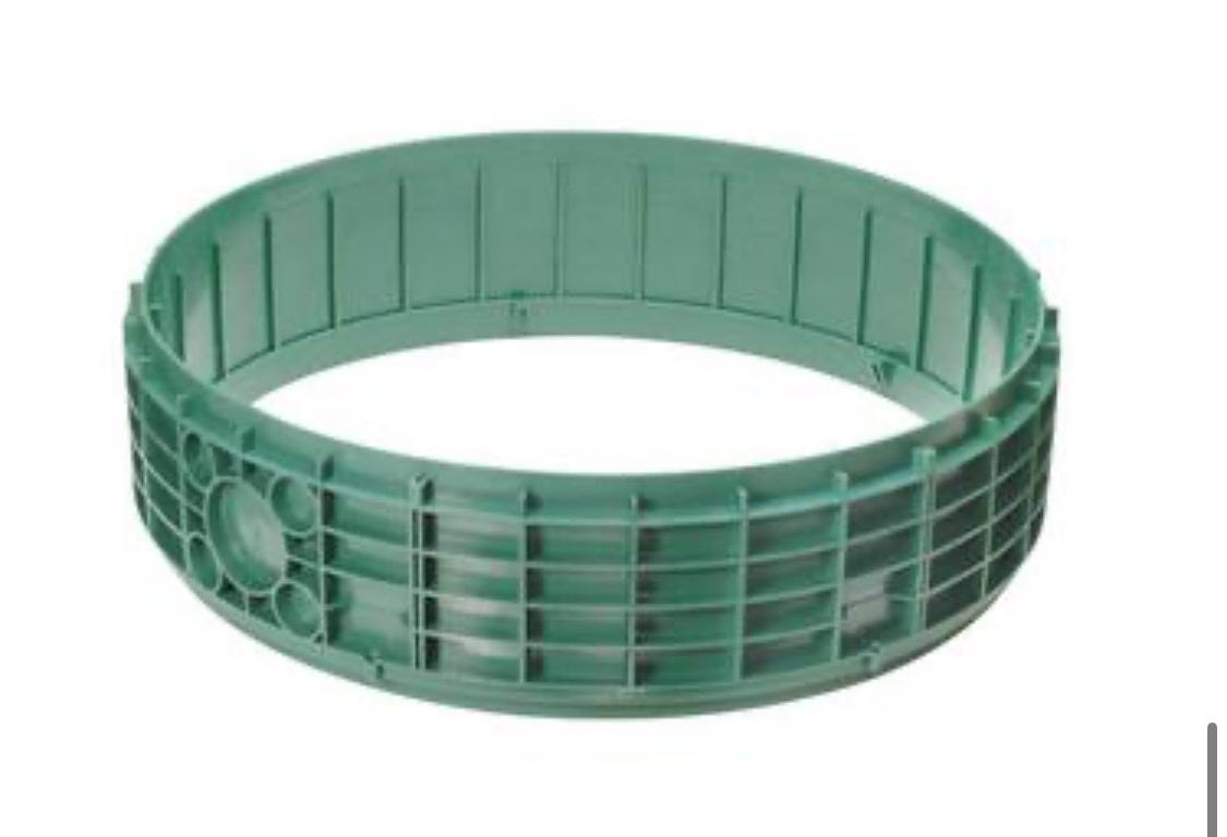 20 in D x 6 in H Septic / Holding Tank Riser