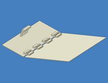 Rectangular Tank Hinged PE Cover - R3648XXH