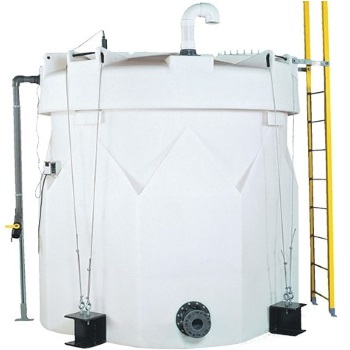 Buy 2500 Gallon XLPE Double Wall Tank in White 1.9 SG by Snyder Industries of White color for only $13,077.99