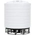 Buy 8000 Gallon 15 Degree Plastic Cone Bottom Tank with Stand by Enduraplas of White color for only $21,289.50