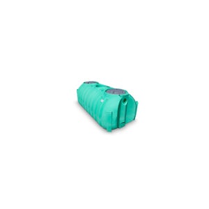 Buy 1000 Gallon Plastic Preplumbed Two Compartment Septic Tank with Low Profile Design by Norwesco of Green color for only $2,165.57