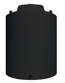 20,000 Gallon HDPE Vertical Liquid Storage Tank in Black