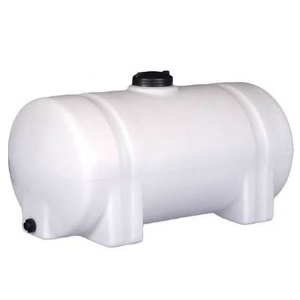 Buy 65 Gallon Plastic Horizontal Leg Tank in White by Norwesco of White color for only $280.00