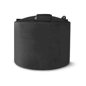 Buy 2000 Gallon Plastic Vertical Water Storage Tank in Black by Norwesco of Black color for only $3,475.00