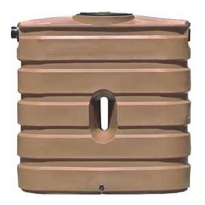 Buy 130 Gallon Plastic Vertical Rainwater Harvesting Tank with Slimline Design in Mocha by Bushman of Mocha color for only $1,175.99
