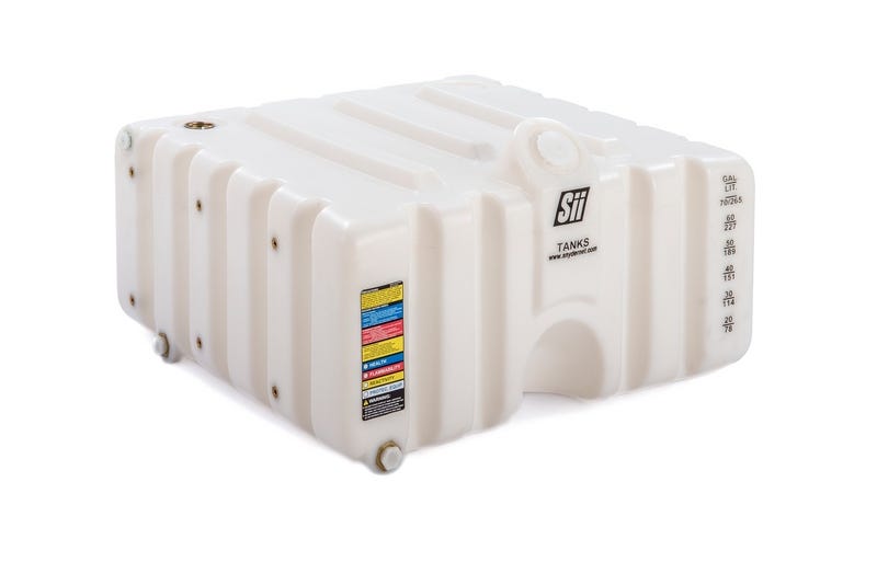 80 Gallon Cubetainer Tank with Brass Dipense Fitting