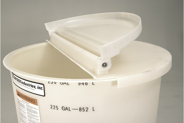 HINGED LID ASSM HDPE 360/,440/500 VOT - SII-1970000N45