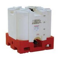 Buy 275 Gallon HDPE Stackable IBC Tote Tank by Snyder Industries of White color for only $1,430.00