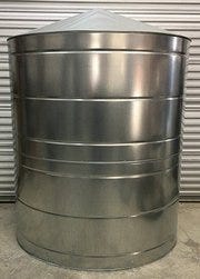 Texas Metal Tanks 830 Gallon Rainwater Harvesting Tank TM-MT830G-RW