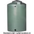 Buy 45 Gallon Plastic Vertical Water Storage Tank in Green by Chemtainer of Green color for only $219.99