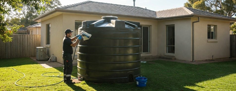 Simple water tank maintenance ensures longevity and best performance. Simple water tank maintenance ensures longevity and best performance.