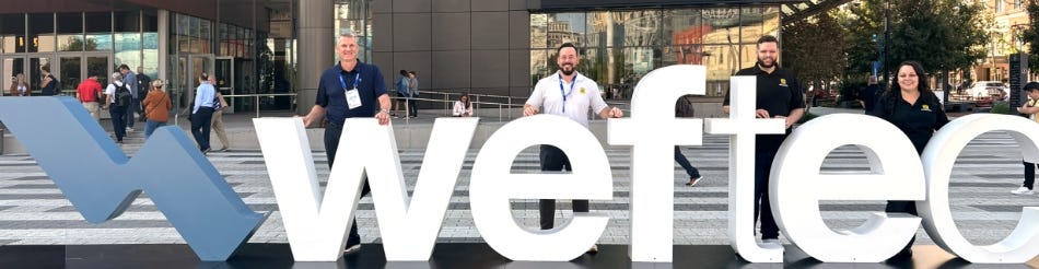 Forging water sector partnerships at WEFTEC 2024! Our leadership team - CEO Joseph Vesey, National Channel Manager Nicholas Procopio, Industrial Sales Manager Ryan Cottle, and Chemical Storage Solutions Manager Adara Lamascus. Forging water sector partnerships at WEFTEC 2024! Our leadership team - CEO Joseph Vesey, National Channel Manager Nicholas Procopio, Industrial Sales Manager Ryan Cottle, and Chemical Storage Solutions Manager Adara Lamascus.