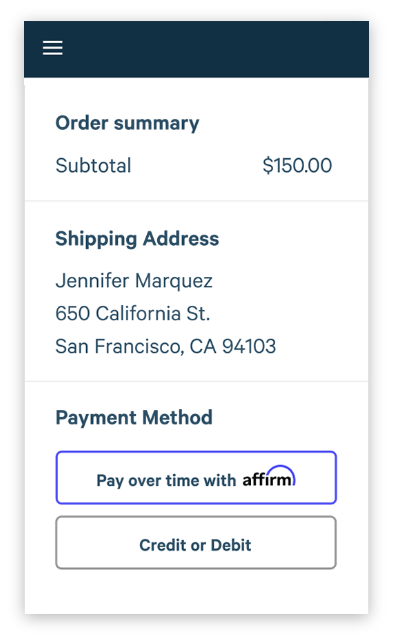 Step 1: Fill your cart Step 1: Fill your cart